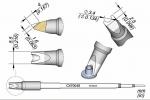 Preview: The image displays technical drawings of various components of a device, including specific measurements in millimeters and inches. Multiple views of the same parts are shown.