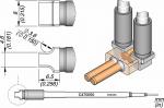 Preview: The image displays technical drawings of an electrical component with various views. Dimensions and details of the connections and the casing shape are shown.