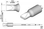 Preview: The image displays a technical drawing of an object that has a narrow, pointed end on one side. Dimensions for length and diameter are provided.