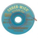 Preview: The image shows a rolling spool with a blue plastic coating. There is a hole in the middle. The label displays the words 