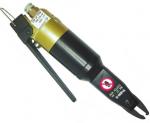 Preview: The image shows a black and gold tool with a long, slender body and a trigger. At one end, there is an opening intended for compressed air. A warning symbol is visible.