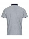 Preview: The image displays a gray polo shirt. It features short sleeves and a classic collar in a darker shade. The back view is visible, with no special patterns or logos.