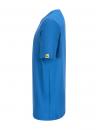Preview: The image shows a solid, bright blue T-shirt. It has a classic, straight fit and short sleeves. There is a small yellow label on the sleeve.
