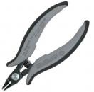 Preview: The image displays a type of pliers with ergonomic handles. The handles are black and gray, slightly curved. The pliers have sharp blades suitable for precise work. They appear handy and sturdy.