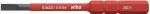 Preview: The image shows a red screwdriver with a black tip. The handle has dimensions and the brand name 