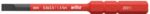 Preview: The image displays a narrow screwdriver with a red handle and a black blade. Details about the size and torque of the tool are printed on the handle.