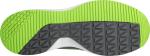 Preview: The image shows the sole of a sports shoe. The sole has a black area with a textured surface and a green area with grooved patterns.