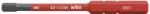 Preview: The image shows a narrow screwdriver attachment in red and black. It has a smooth surface, with embossed values: 