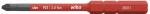 Preview: The image shows a slim, red bit from Wiha. It has a PZ1 drive, is designed for 3.8 Nm of torque, and bears the number 28311. The bit is pointed and narrow.