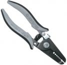 Preview: The image shows a garden or plant pliers with two long, curved handles. The pliers have a metal clip with a spring and a sharp edge for cutting branches or stems.