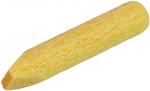 Preview: The image shows a yellow, elongated object that tapers to a point. It has a rough, sponge-like texture and resembles a large pen or marker.