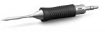 Preview: The image shows a soldering iron with a narrow, pointed metal tip and a non-slip, black handle. The handle has a textured surface for better grip.