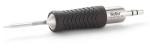 Preview: The image shows a screwdriver with a rubberized, ribbed handle for better grip. The metal tip is sharp and narrow, ideal for screwing.