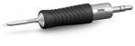 Preview: The image shows a screwdriver with a non-slip, rubberized handle and a metallic tip. The design is ergonomic and well-suited for precise tasks.