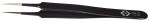 Preview: The image shows a black tweezer with two pointed ends. The handle is smooth and is labeled with a brand. It is suitable for gripping and precise work.