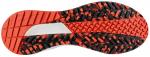 Preview: The image shows the sole of a sports shoe. The sole is designed in a pattern of red and black, with raised dots and grooves for better grip. The center is in a gray area.