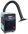 Preview: The image displays a compact, rectangular device in black and blue with a flexible, long hose that transitions into a funnel shape. It is a suction device, labeled with 