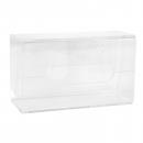 Preview: The image shows a transparent, rectangular plastic box. It has an opening on the front and no visible closures, ideal for storing or displaying objects.