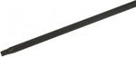 Preview: The image shows a long, slender screwdriver with a flat head. It is uniformly black and has a smooth, straight shape without any special decorations.