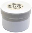 Preview: In the image, there is a round, white can visible. It has a flat lid with a sticker that displays the brand 