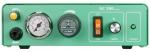 Preview: The image shows a green device with two rotary and three push buttons. A pressure gauge displays the pressure. On the right side, there are buttons for timer and power.