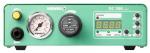 Preview: The image displays a green device featuring an analog gauge, a rotary knob, and a digital display. The top reads 