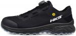 Preview: The shoe is a lightweight, black athletic shoe with a modern, breathable upper. It has a non-slip sole and is closed with a quick lacing system.