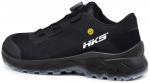 Preview: The image shows a black sports shoe with a breathable upper. It has a sturdy sole with good grip and a convenient quick-lacing mechanism.