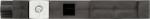Preview: The image shows an elongated, rectangular object in dark colors, which has a white field with a symbol or logo on one side. On the opposite side, there is a small black area visible.