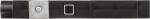 Preview: The image shows a narrow, elongated object in black with a silver, square area on the top and a round element next to it. It appears functional and modern.