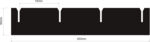 050.239.050.72.AS - PP Partition length 253 mm / height 50 mm / grid 72 mm ESD 
