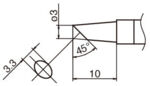HA-T36-BC3 - Lötspitze abgeschrägt T36-BC3