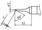 HA-T36-C1 - Lötspitze abgeschrägt T36-C1