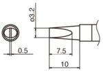HA-T36-DL32 - Lötspitze Meißelform T36-DL32