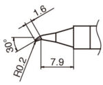 HA-T36-JS02 - Lötspitze gebogen, konisch T36-JS02