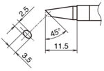 HA-T39-BC2535 - Lötspitze abgeschrägt 45° T39-BC2535