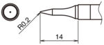 HA-T39-BS02 - Lötspitze konisch T39-BS02