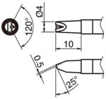 HA-T39-D4 - Lötspitze Meißelform T39-D4