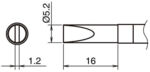 HA-T39-DL52 - Lötspitze Meißelform T39-DL52