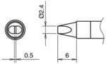 HA-T39-DS24 - Lötspitze Meißelform T39-DS24