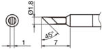 HA-T50-KU - Lötspitze Messerspitze T50-KU