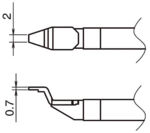 HA-T51-L2 - Lötspitze Sonderform T51-L2