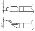 HA-T51-L3 - Lötspitze Sonderform T51-13