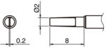 HA-T52-L2 - Lötspitze Meißelform T52-L2