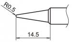 HA-T18-B - Soldering tip conical T18-B