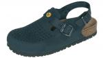 2505.261.51 - Women's clog with heel strap / perforation ESD navy