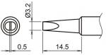HA-T18-D32 - Soldering tip chisel-shaped T18-D32
