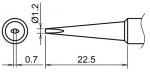 HA-T18-DL12 - Soldering tip chisel-shaped long T18-DL12