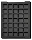 032.T-230 - Vacuum-formed insert T-230 355 x 253 x 21 mm, 35 compartments