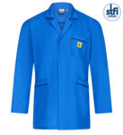 2731.BL180-P - Arbeitsmantel ESD BlueLine plus BL-180 Kurzform, Langarm